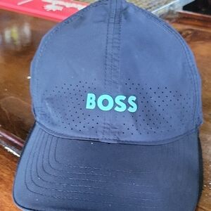 Boss Black Classic Hat with Curved Brim